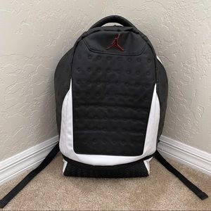 Nike Air Jordan Retro 13 XIII Backpack Black/White